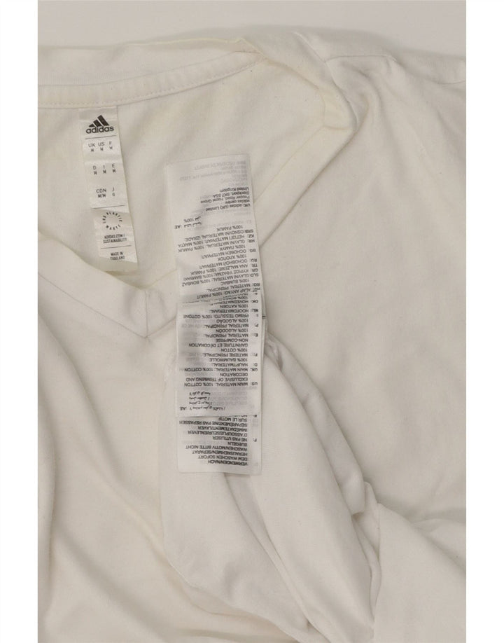 ADIDAS Herren T-Shirt Top Mittelweiße Baumwolle