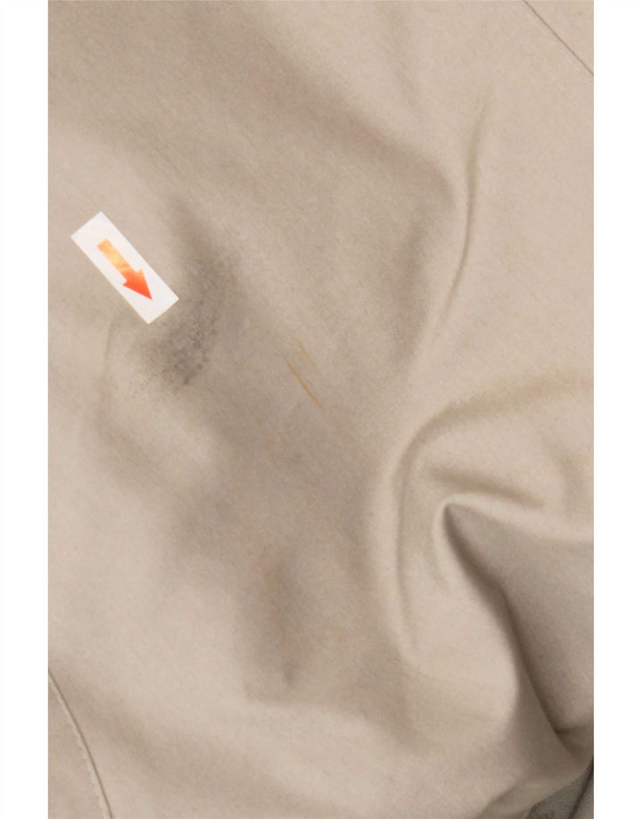 Vintage Damen Sherpa Overcoat UK 16 Groß Grau Polyester