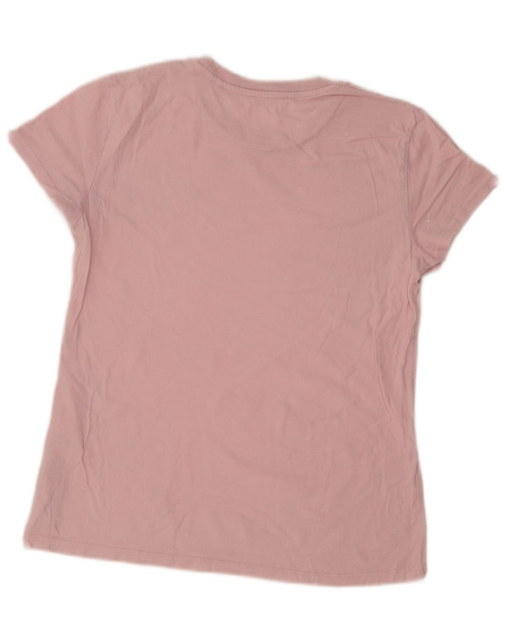 Levi's Damen T-Shirt Top UK 10 Small Rosa Baumwolle