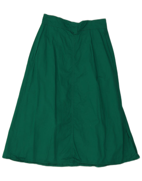 Prisma A-Linien-Rock mit hoher Taille für Damen, UK 12, Mittel W26, Grün