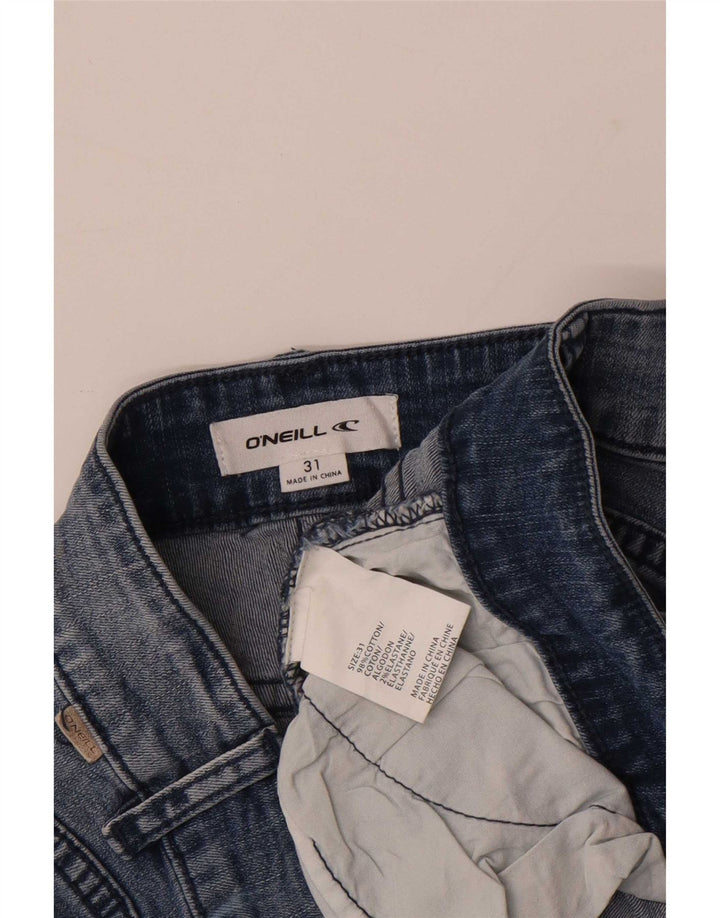 O'Neill Damen Jeansshorts W31 mittelblaue Baumwolle