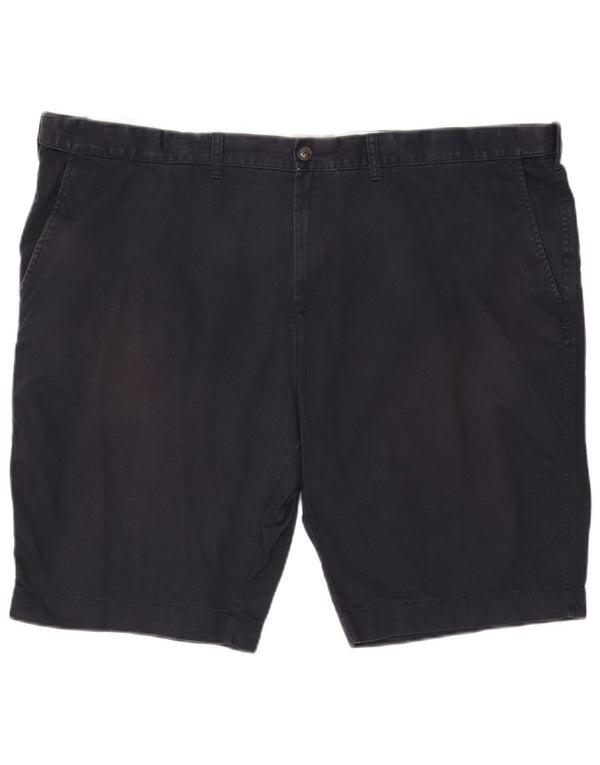 Marks & Spencer Herren-Chinoshorts mit normaler Passform, W48, 4XL, Marineblau, Baumwolle