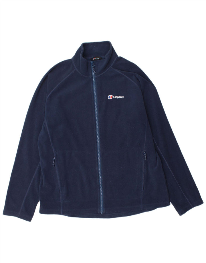 Berghaus Herren Fleecejacke UK 40 Large Marineblau Polyester