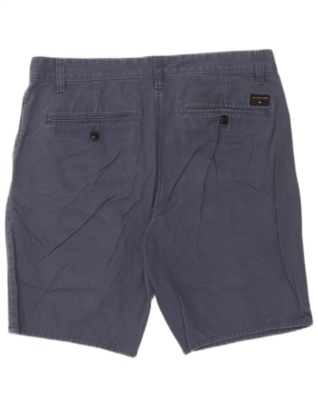 Quiksilver Herren-Chinoshorts W34, Größe L, Blau, Baumwolle