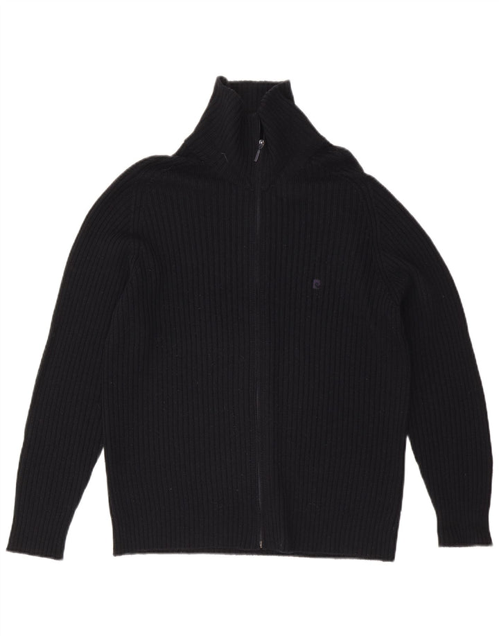 Pierre Cardin Herren-Strickjacke, mittelgroß, Marineblau