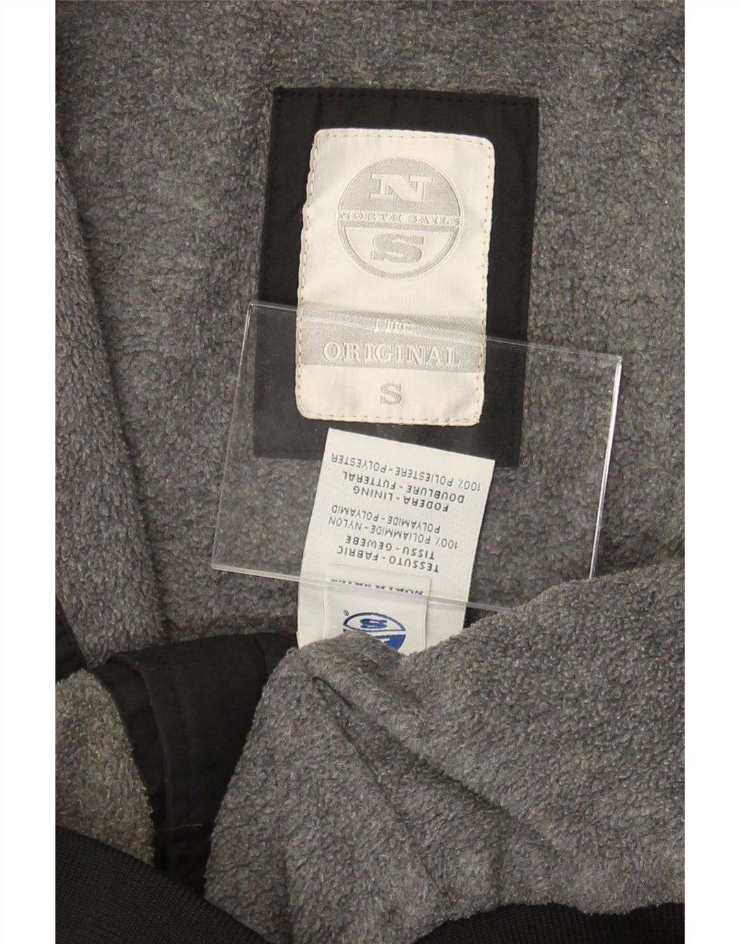 NORTH SAILS Mens Bomber Jacket UK 36 Small Black Polyamide Vintage North Sails and Second-Hand North Sails from Messina Hembry 