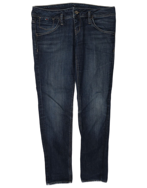 Tommy Hilfiger Womens Slim Jeans W34 L30 Navy Blue Cotton
