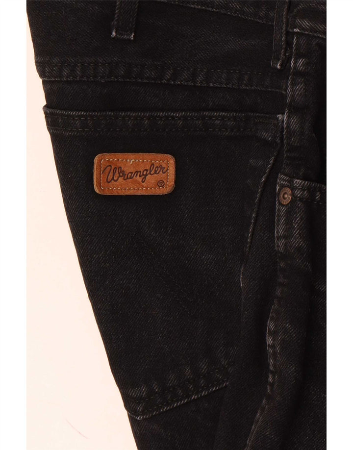 Wrangler Herren Straight Jeans W32 L29 Schwarz