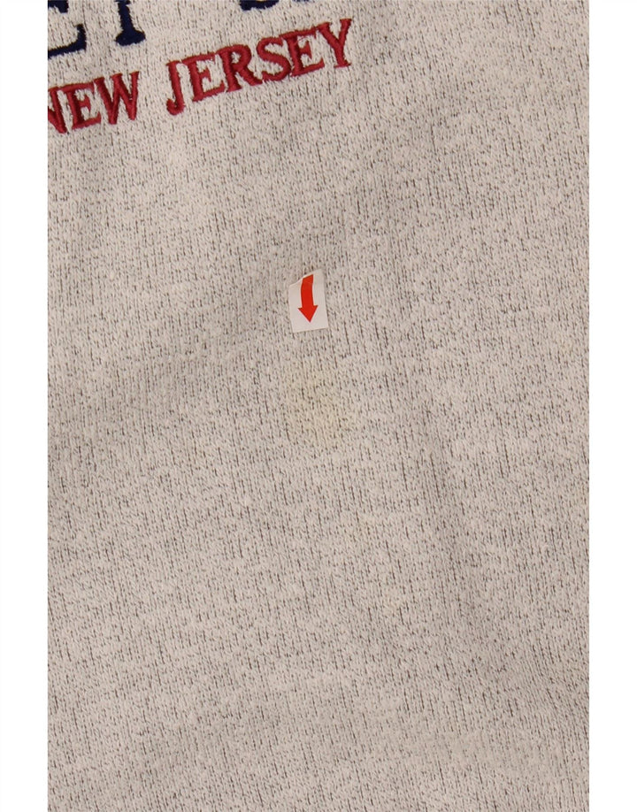 ESY SURF CO. Grafischer Herren-Sweatshirt-Pullover aus mittelgrauer Baumwolle