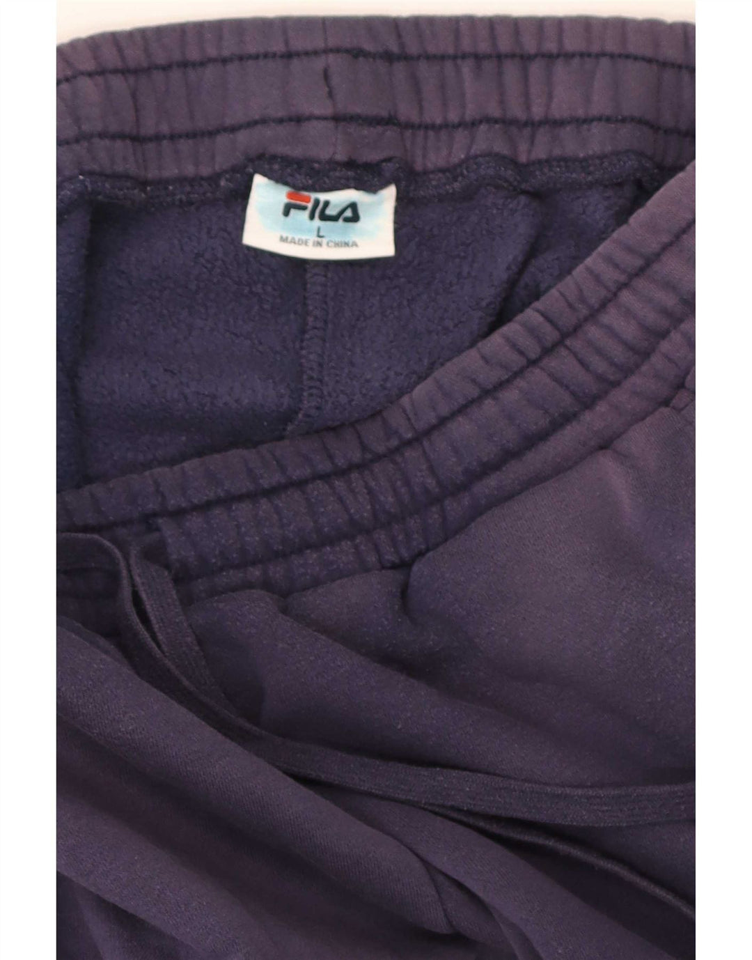 Fila Herren-Trainingshose, Jogginghose, Größe L, Marineblau