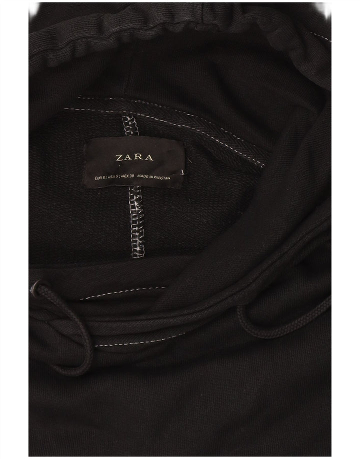 Zara Herren Kapuzenpullover Small Schwarz