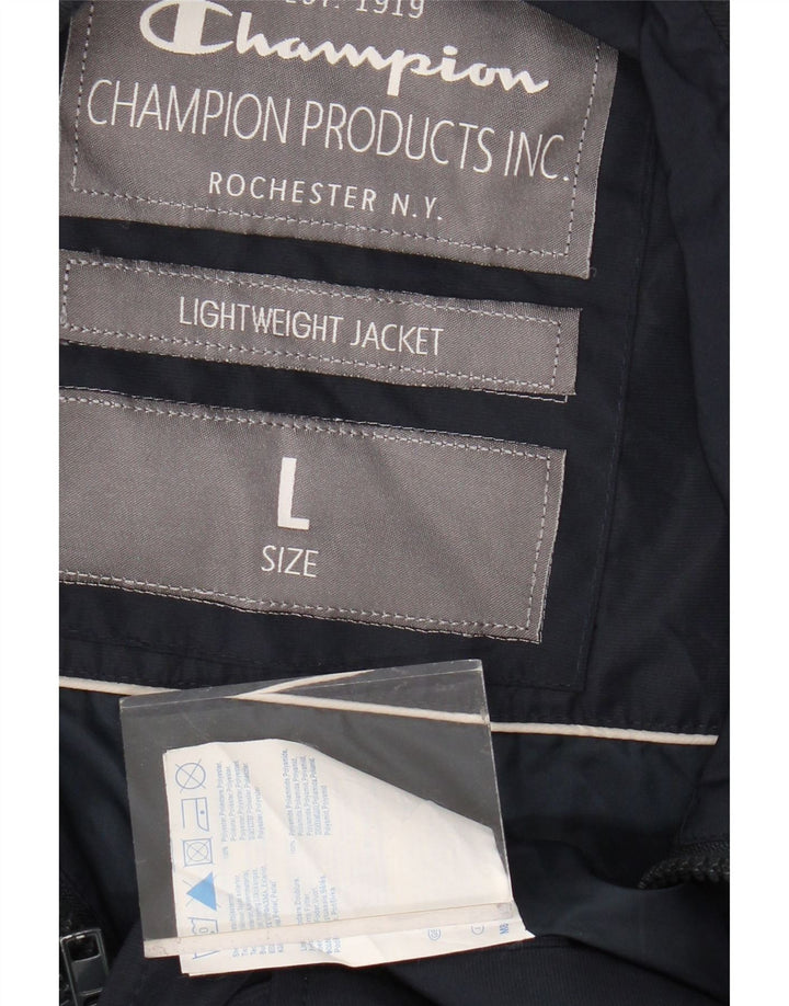 CHAMPION Herren Utility Jacke UK 40 Large Marineblau Polyester