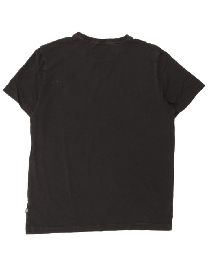 PUMA Herren Graphic T-Shirt Top Medium Schwarz