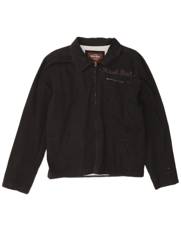 Hard Rock Cafe Herren New York Graphic Bomberjacke UK 38 Medium Schwarz