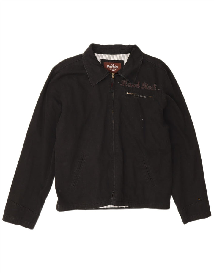 Hard Rock Cafe Herren New York Graphic Bomberjacke UK 38 Medium Schwarz