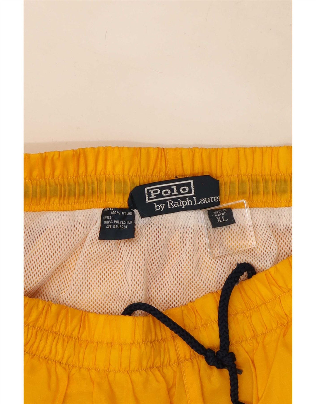 Polo Ralph Lauren Herren Badeshorts XL Gelb Polyester