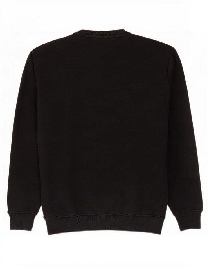 Fila Herren Grafik-Sweatshirt-Pullover Mittelschwarzes Polyester