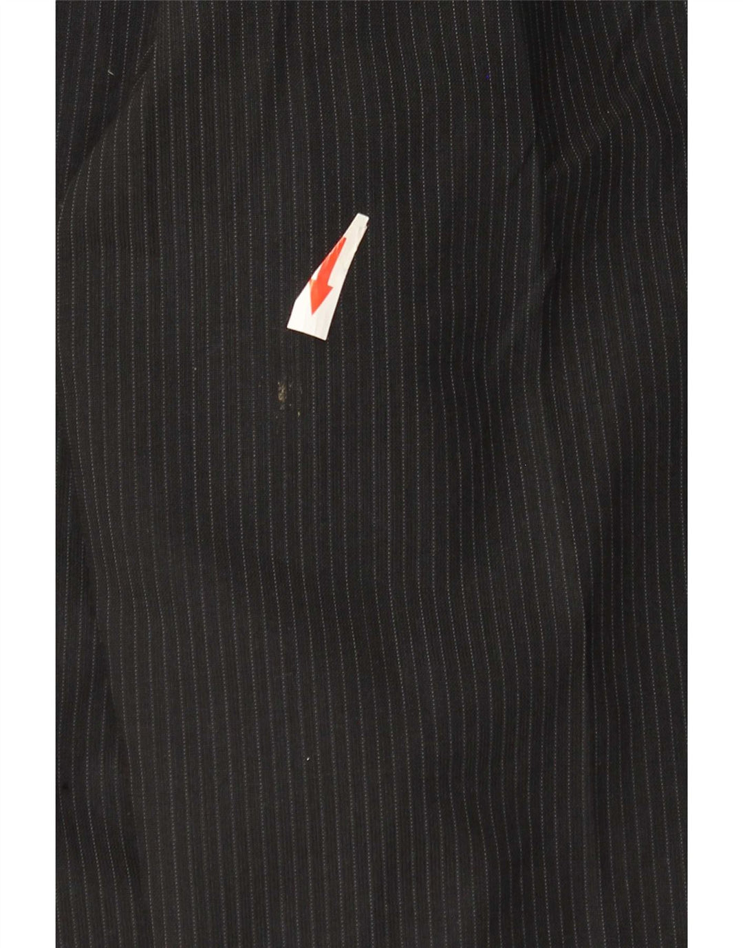 Marks & Spencer Herren-Anzughose mit Pegged-Anzug, W36 L33, schwarzes Nadelstreifen-Polyester