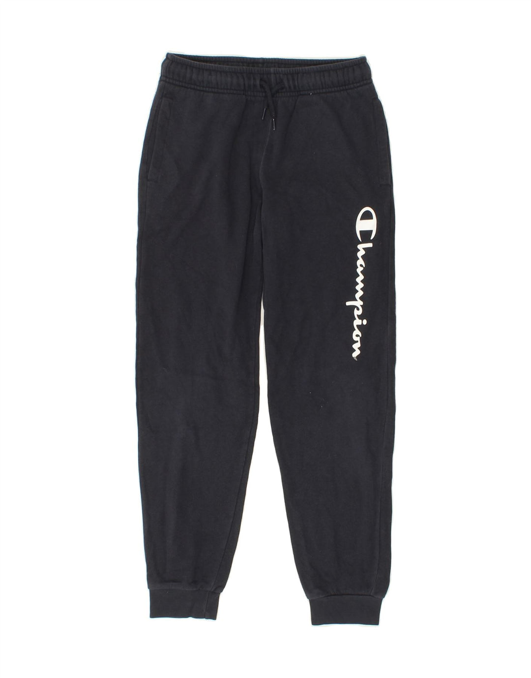 CHAMPION Boys Tracksuit Trousers Joggers 9-10 Years Medium Navy Blue Vintage Champion and Second-Hand Champion from Messina Hembry 