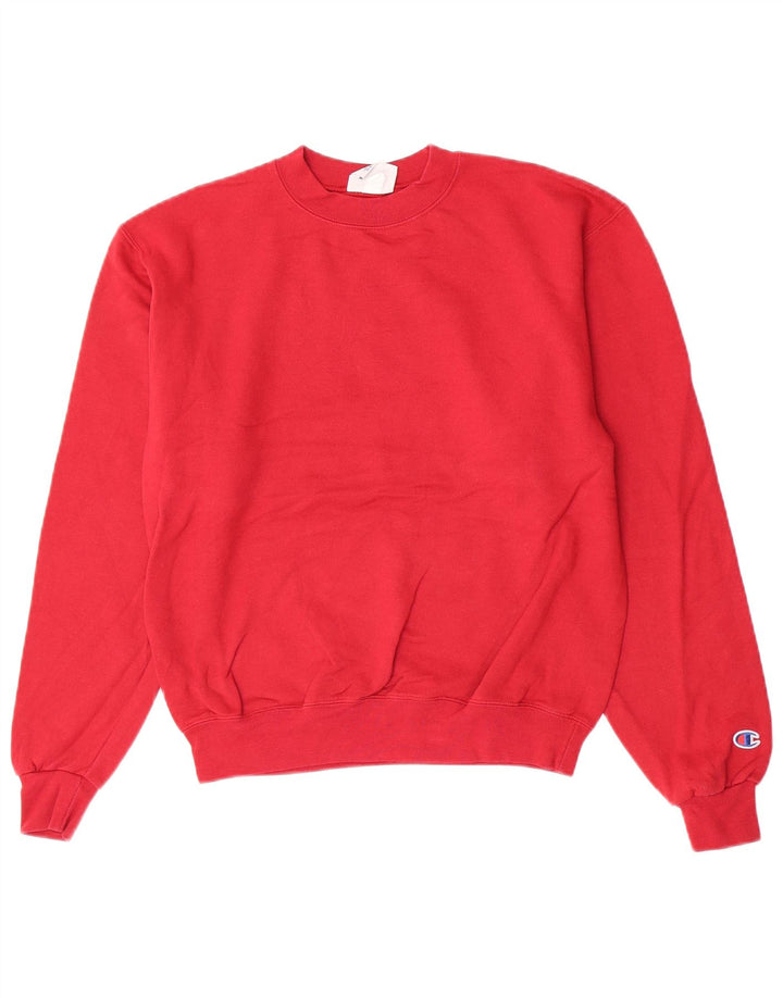 Champion Herren-Sweatshirt, Pullover, Größe S, Burgunderrot, Baumwolle