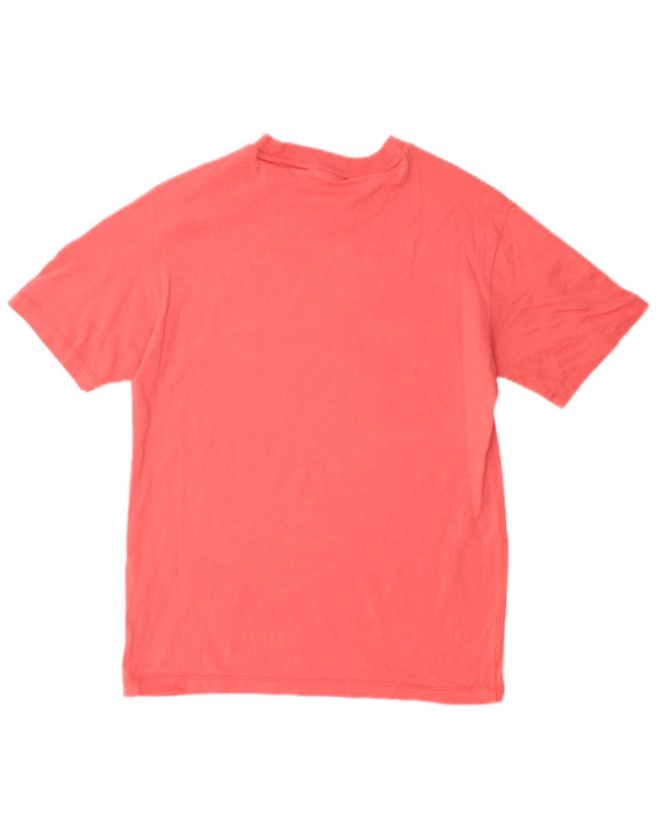 Adidas Damen T-Shirt Top UK 14 Mittelrosa Baumwolle