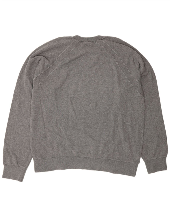 Playlife Herren-Sweatshirt mit Grafik, 2XL, graue Baumwolle