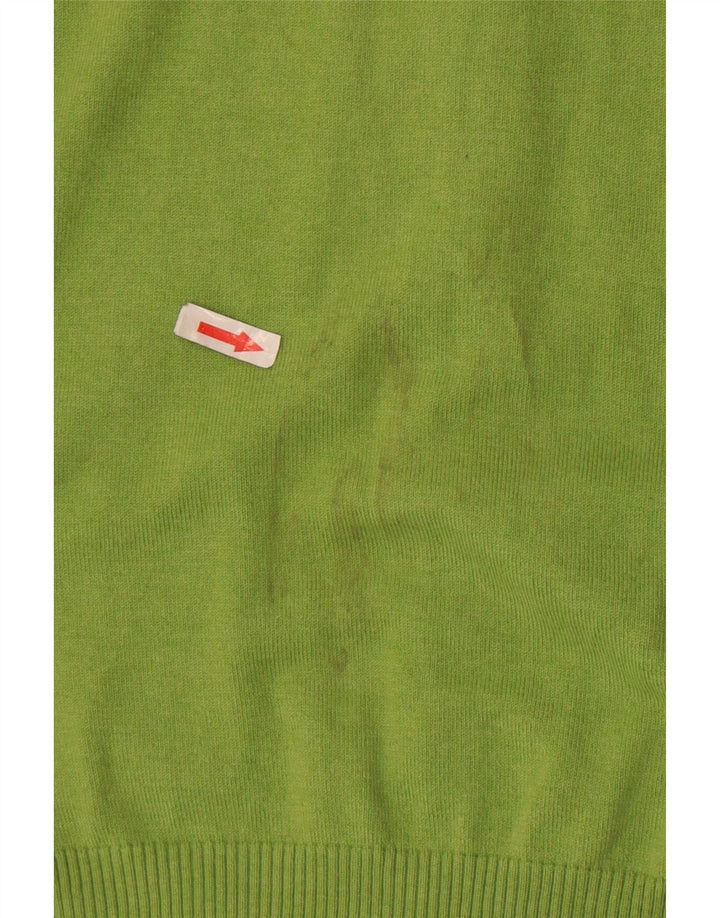 Boden Damen-Cardigan-Pullover UK 14 Mittelgrüne Baumwolle