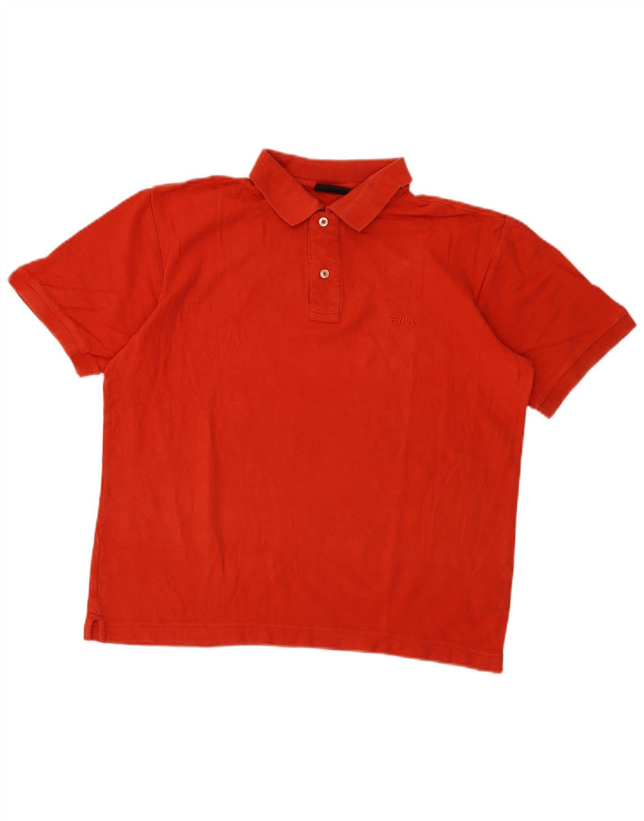 Fila Herren Poloshirt Mittelrot