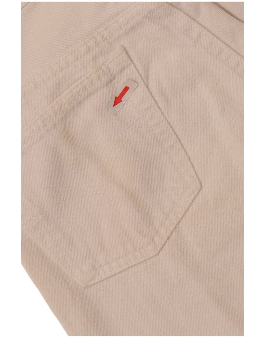 Levi's Damen 501 Straight Jeans W28 L32 Weiße Baumwolle