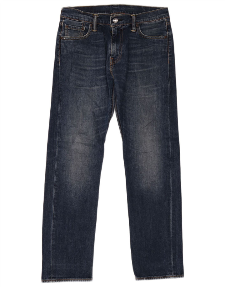 Levi's Herren Straight Jeans W30 L30 Blaue Baumwolle