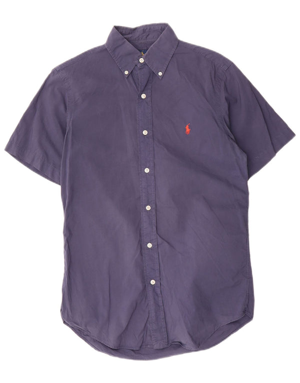 Ralph Lauren Mens Short Sleeve Polo Shirt XS Navy Blue Cotton