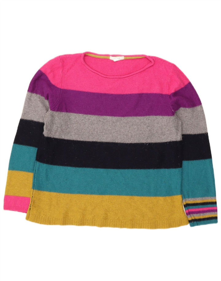 White Stuff Damen-Pullover mit U-Boot-Ausschnitt, Gr. 42, Größe L, mehrfarbig