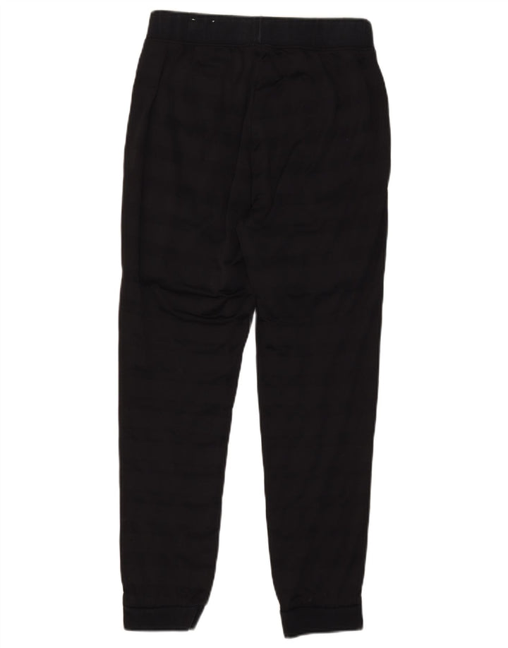 Puma Damen Trainingshose Jogger UK 10 Small Schwarz gestreift Polyester