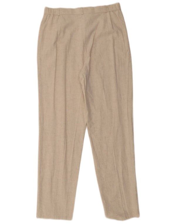 Marks & Spencer Damen Chinohose UK 14 Medium W30 L30 Beige meliert