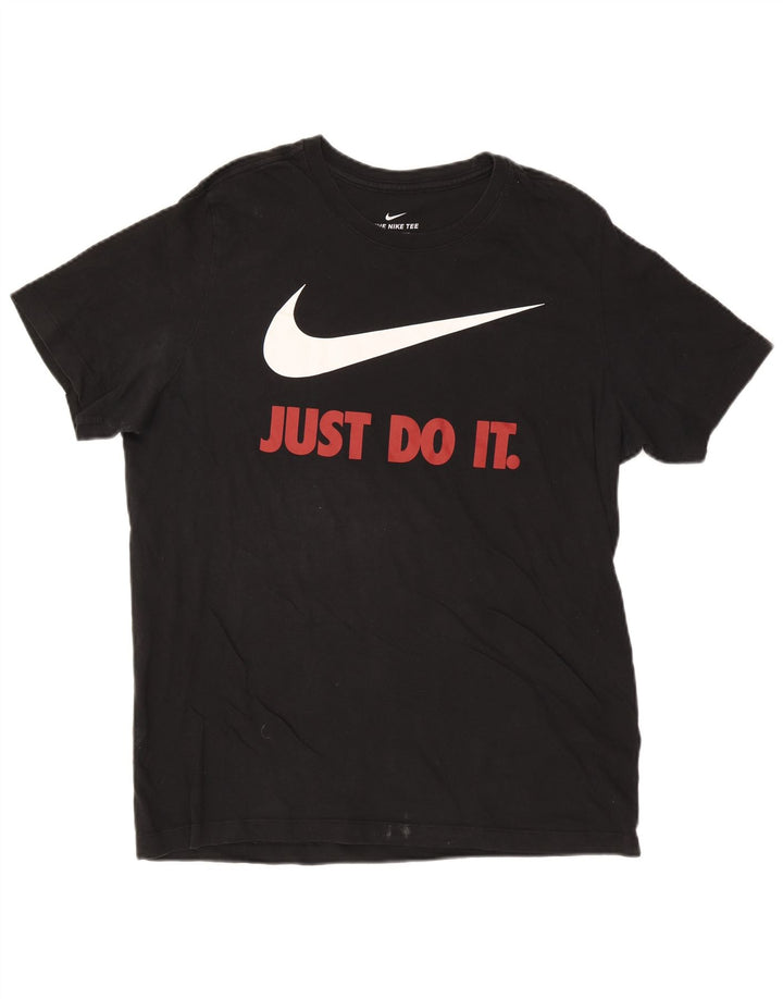 Nike Herren-T-Shirt mit Grafik, Größe L, Schwarz