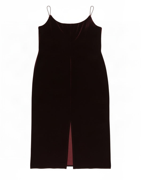 Dorothy Perkins Damen Ärmelloses Etuikleid UK 20 2XL Burgunderrot Polyester