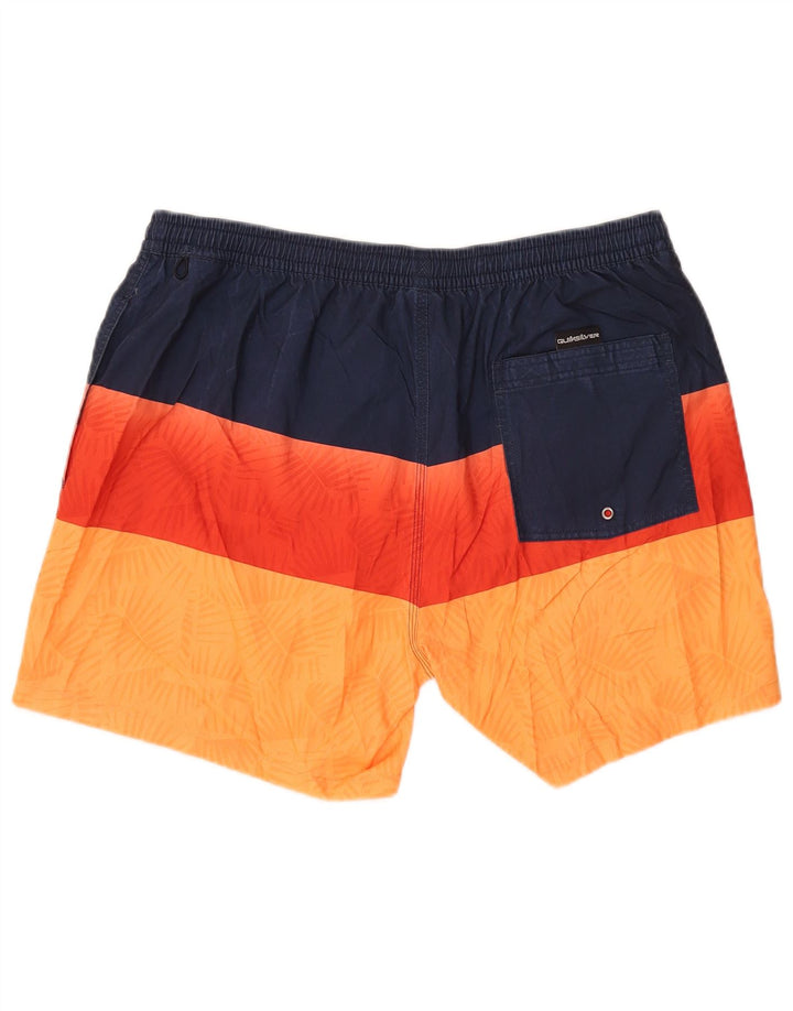 Quiksilver Herren-Badeshorts 2XL Mehrfarbiges Colourblock-Polyester