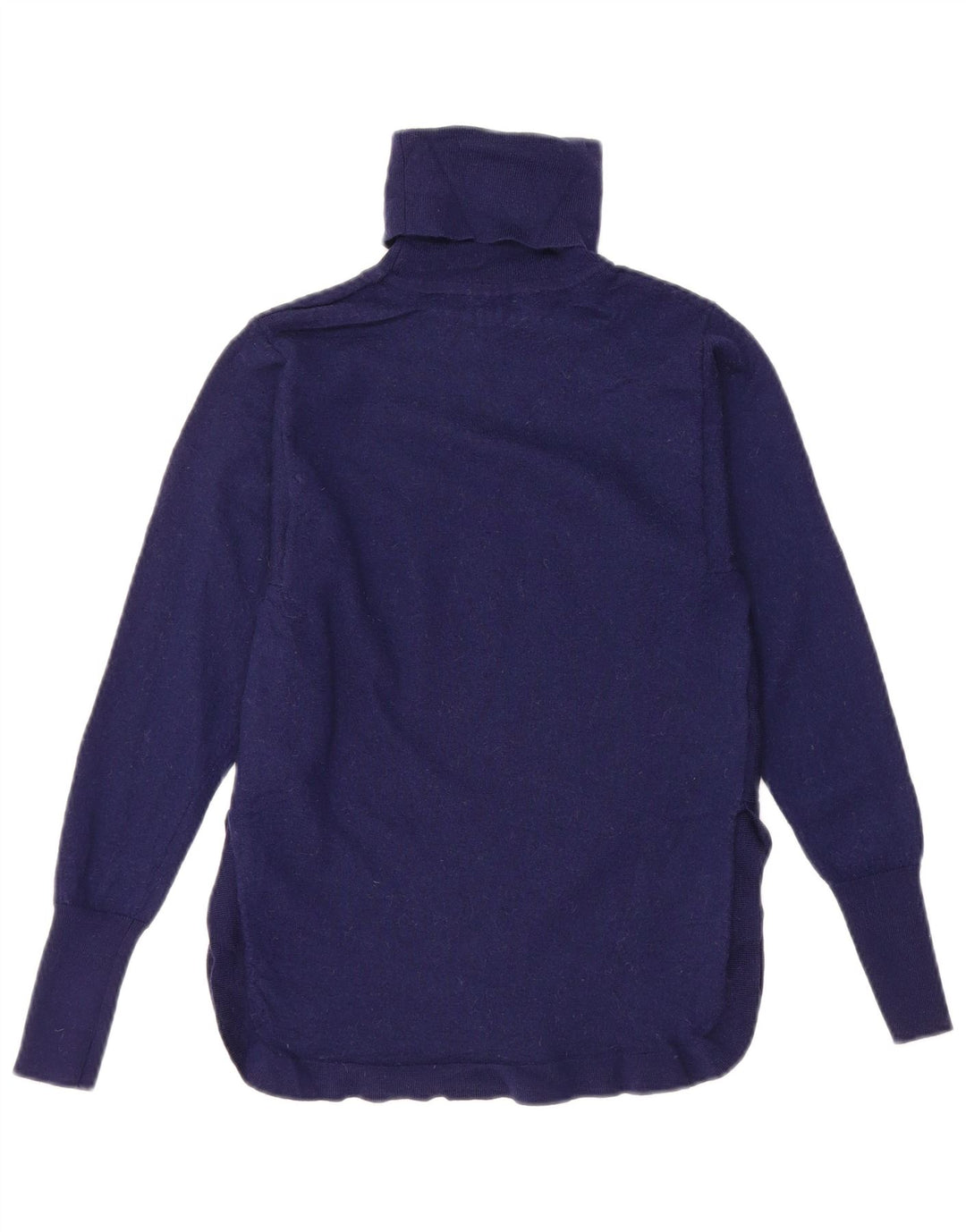 REISS Rollkragenpullover für Damen, UK 8, Größe S, marineblaue Wolle