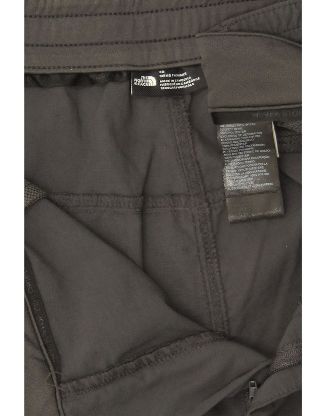 The North Face Herren Chino Shorts W38 XL Grau Polyester