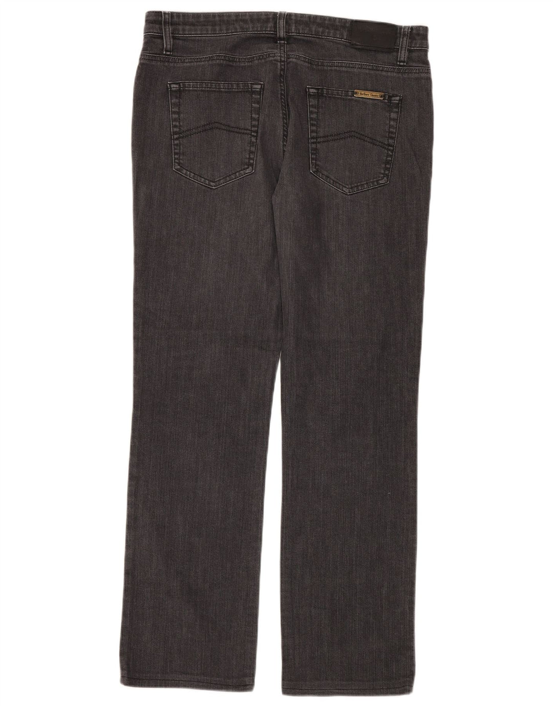 Marlboro Classics Damen Straight Jeans W33 L30 Schwarze Baumwolle