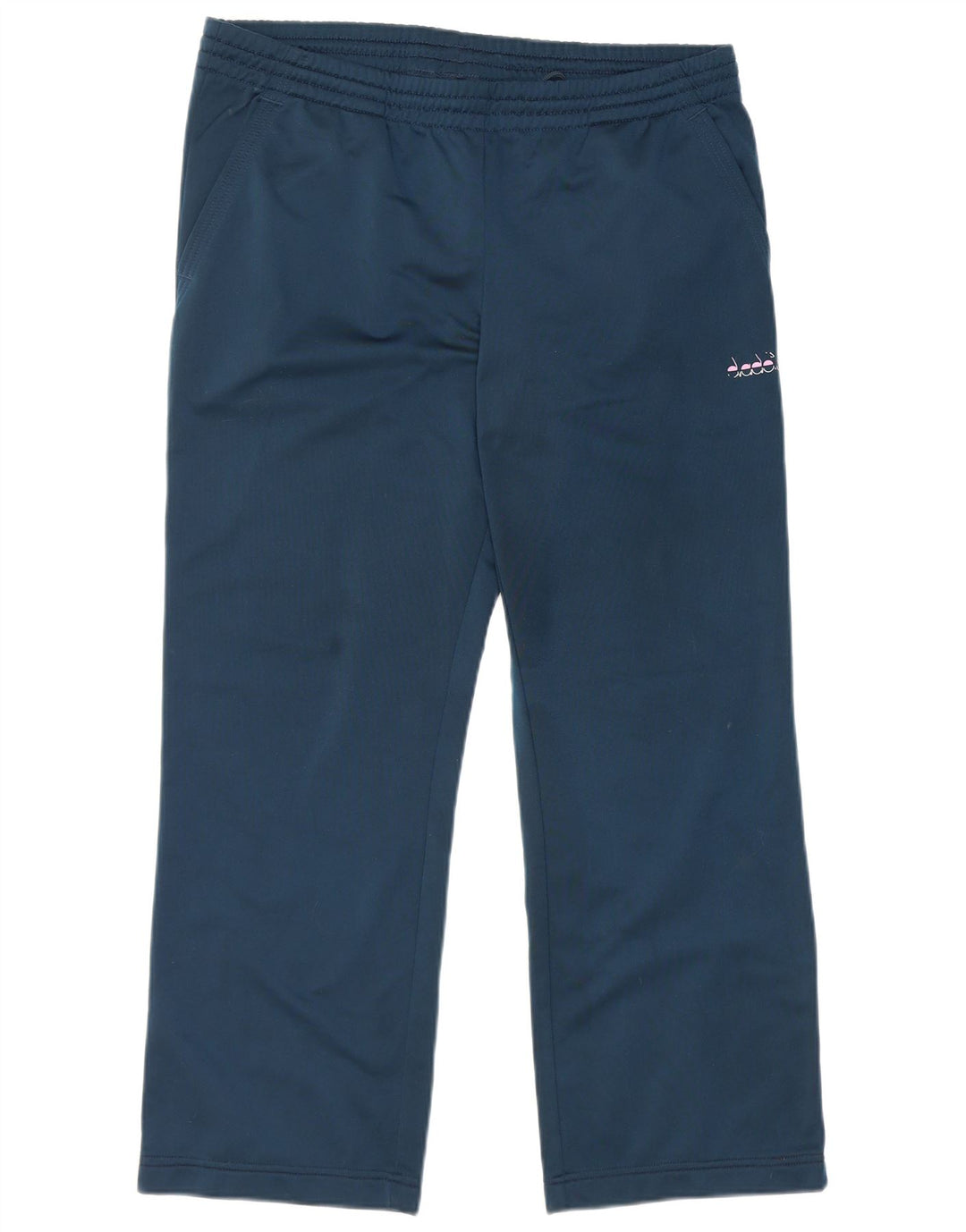 Diadora Damen-Trainingshose, UK 16, Größe L, Marineblau, Polyester