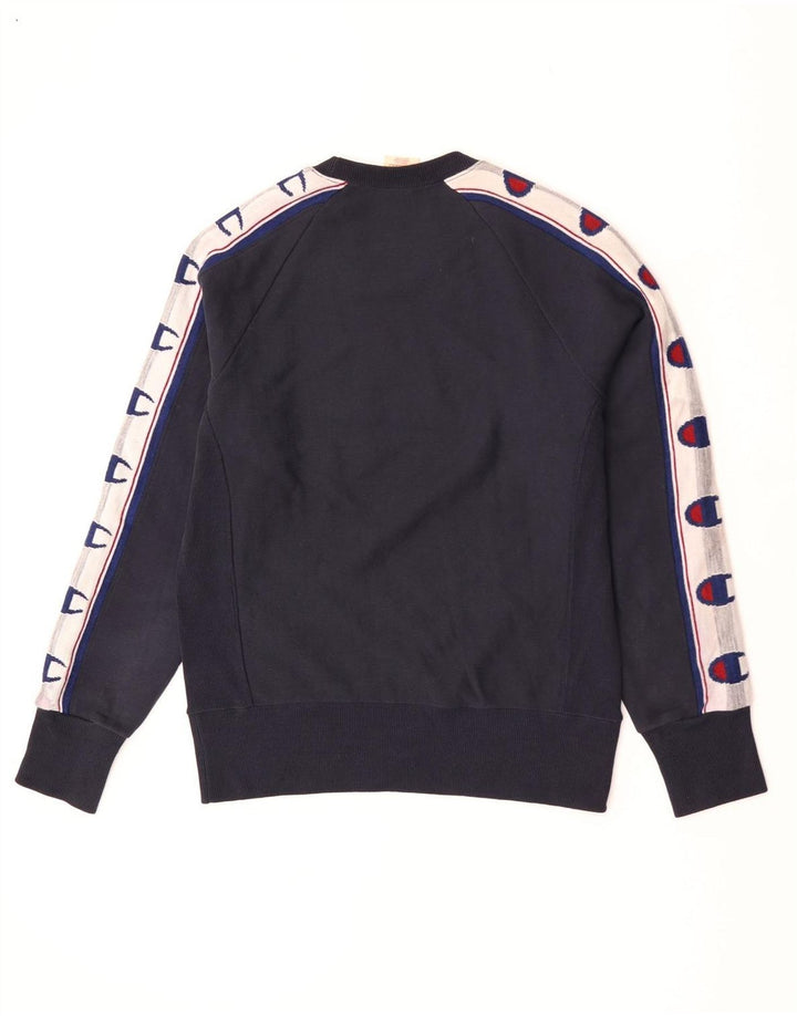Champion Herren Reverse Weave Graphic Sweatshirt Pullover XS Marineblau