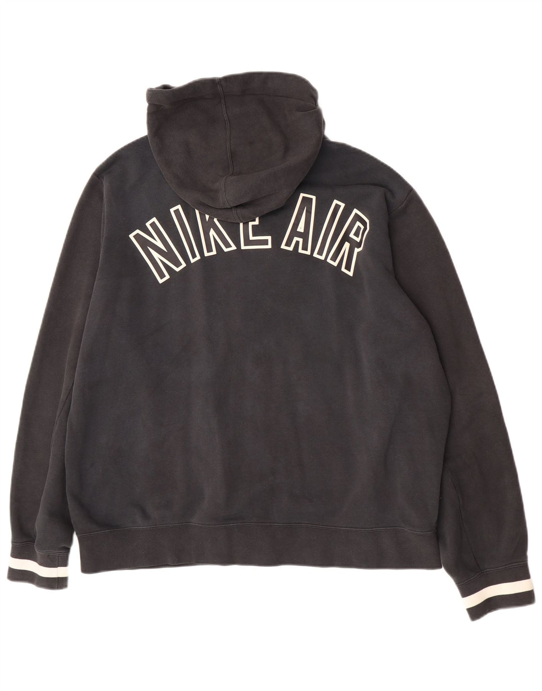Nike Herren Air Graphic Zip Hoodie Pullover Large Schwarz
