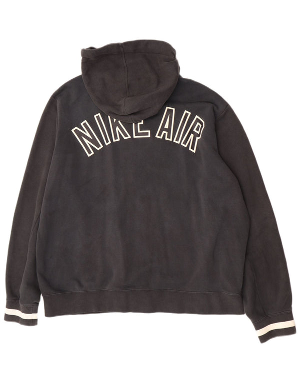 Nike Herren Air Graphic Zip Hoodie Pullover Large Schwarz