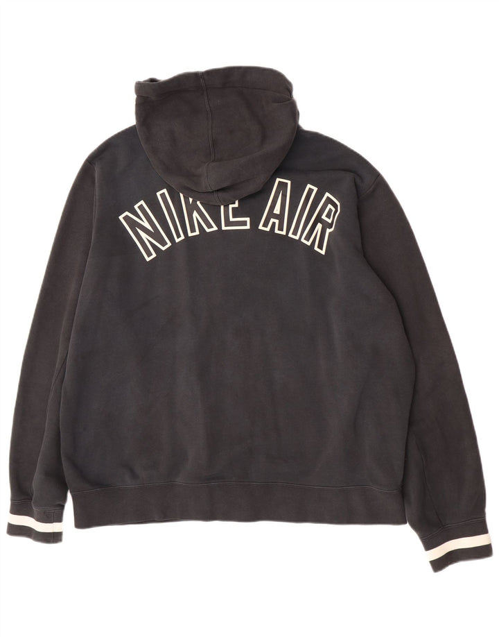 Nike Herren Air Graphic Zip Hoodie Pullover Large Schwarz