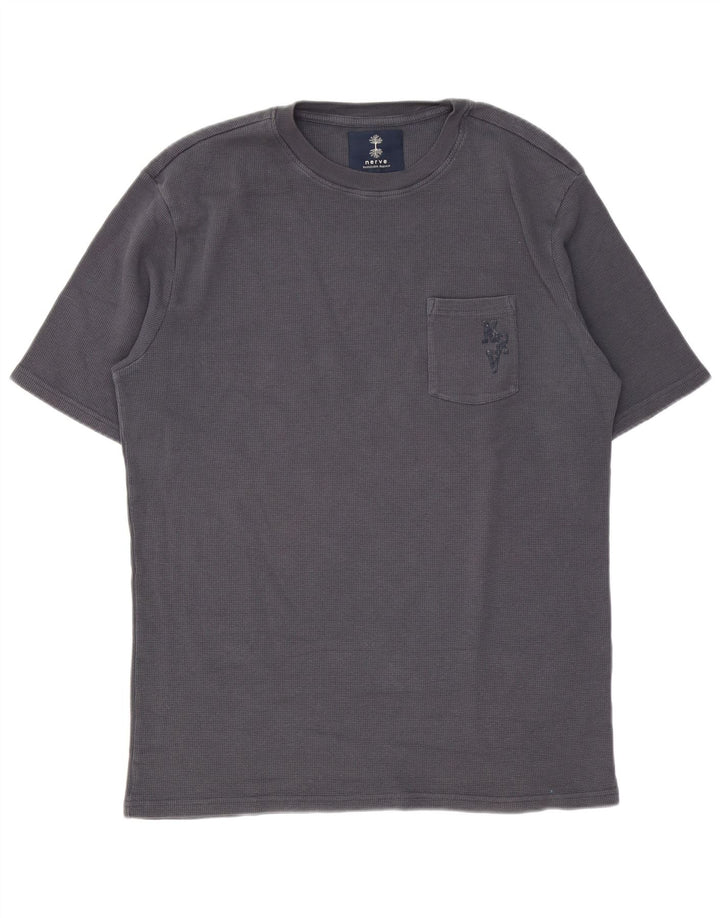 Nerve Herren Grafik T-Shirt Top 2XL Grau Baumwolle