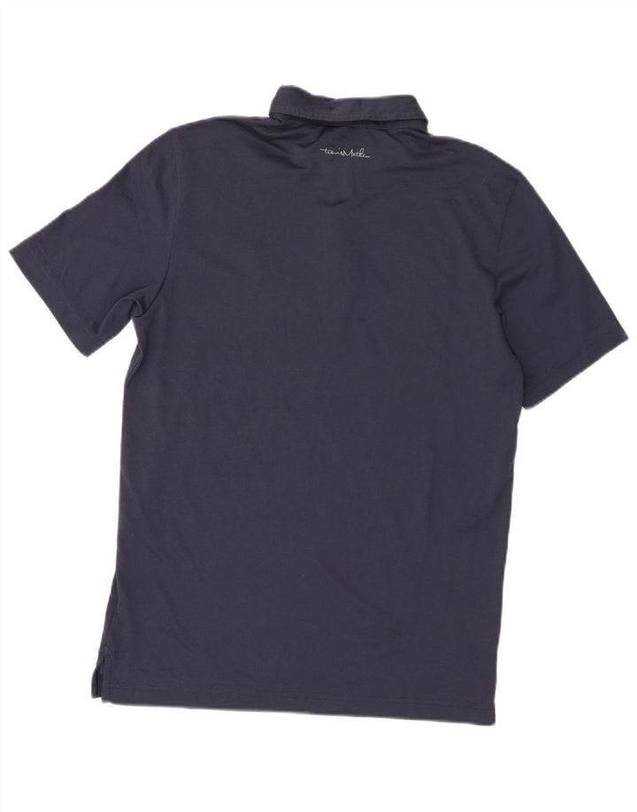 Travis Mathew Herren-Poloshirt mit Grafik, Größe S, marineblau, Baumwolle