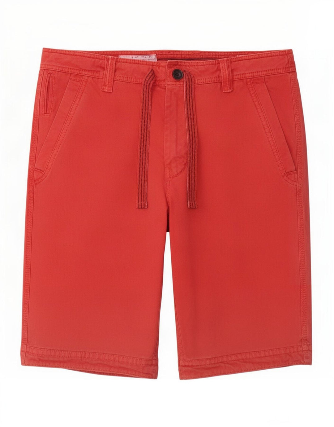Fat Face Herren-Chinoshorts, Größe L, W34, rote Baumwolle