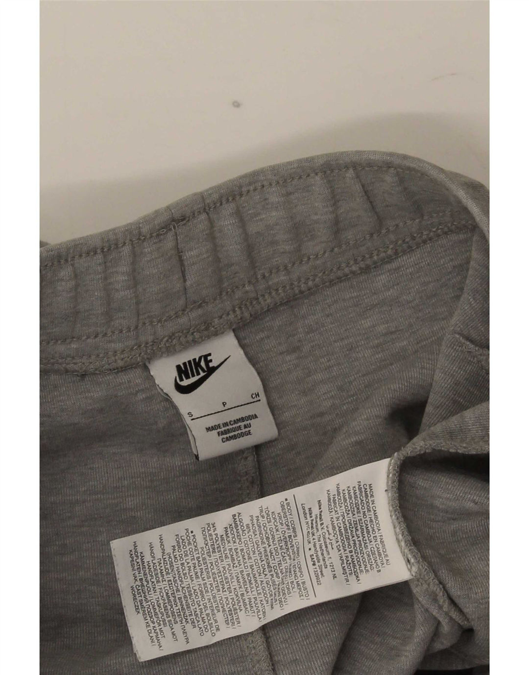 Nike Herren-Trainingshose, Jogginghose, Größe S, graue Baumwolle