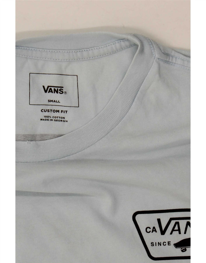 Vans Herren-T-Shirt mit individueller Passform, Grafik, Größe S, Blau, Baumwolle